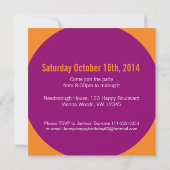 Drie foto's 60th SIXOH! Fotoverjaardagsuitnodiging Kaart (Achterkant)