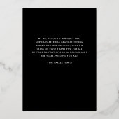 Drie foto's | Aankondiging Afstuderen goudolie (Achterkant)