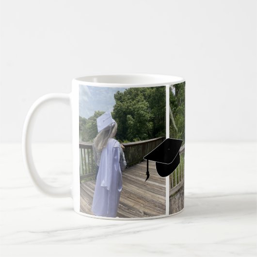 Drie foto's afstudeercollage koffiemok (Links)