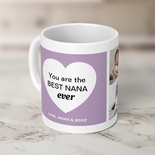 Drie foto's en een hart   Beste Nana ooit Koffiemok