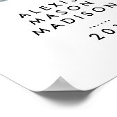 Drie Foto's en Moderne Typografie | Van je moeder Poster (Hoek)