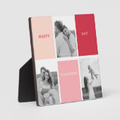 Drie foto's | Fijne Valentijnsdag Fotoplaat (Voorkant)