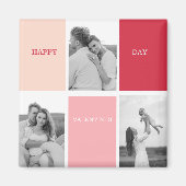 Drie foto's | Fijne Valentijnsdag Magneet (Voorkant)