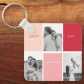 Drie foto's | Fijne Valentijnsdag Sleutelhanger (Voorkant)