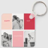 Drie foto's | Fijne Valentijnsdag Sleutelhanger (Achterkant)