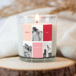 Drie foto's | Fijne Valentijnsdag Vierkante Sticker