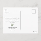 Drie foto's Nieuwe Baby Modern Dank u Briefkaart (Achterkant)