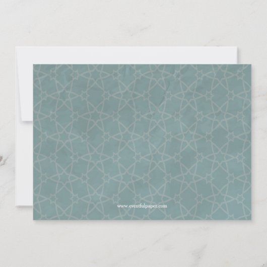 Drie foto's op Twine - Verjaardagsfeestuitnodiging Kaart (Achterkant)