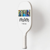 Drie foto's sport moeder  pickleball paddle (Links)