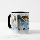 Drie foto's waar ik van hou, aangepaste Mok voor m (Voorkant links)