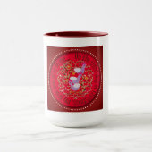 Drie Franse hennen Mok (Midden)