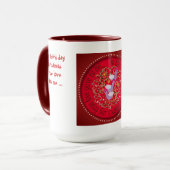 Drie Franse hennen Mok (Voorkant links)