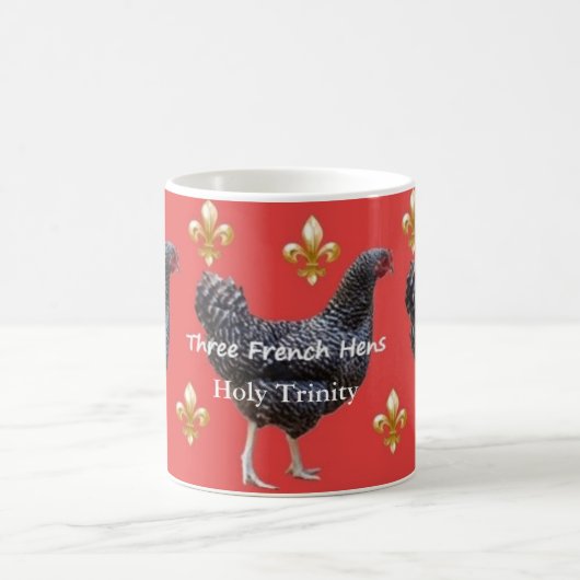 Drie Franse kippen, 3e dag van de mok van Kerstmis (Center)