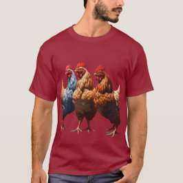 Drie Franse kippen geloof hoop en liefdadigheid kn T-shirt