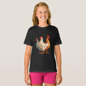 Drie Franse kippen Retro Midden-Jaren Zestig Uitkn T-shirt (Voorkant volledig)
