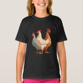 Drie Franse kippen Retro Midden-Jaren Zestig Uitkn T-shirt
