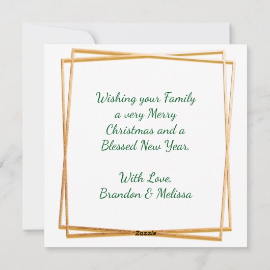 Drie Franse kippen | Twaalf dagen Kerst Feestdagenkaart (Achterkant)