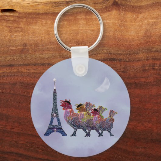 Drie Franse Sleutelhangers (Voorkant)