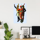 drie Franse soldaten ongeveer 1800 print (Thuiskantoor)