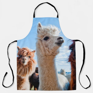Drie Funny Alpacas Schort