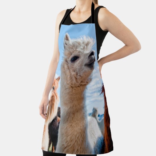 Drie Funny Alpacas Schort (Insitu)