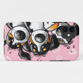 Drie Funny Bernese Mountain Dogs iPhone5 Hoesje (Achterkant (horizontaal))