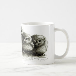 Drie Funny Cute Owls Koffiemok