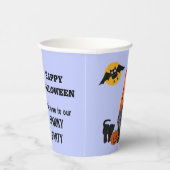 Drie Funny Halloween Gnomes  Papieren Bekers (Rechts)