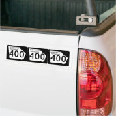 DRIE GA 400 "Alpharetta Autobahn" Bumpersticker (Op Truck)