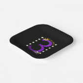 Drie gaan op dertien MUA prinses verjaardag Papieren Bordje (Gebogen)