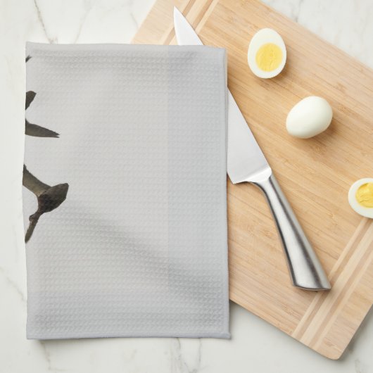 Drie ganzen theedoek (Quarter Fold)