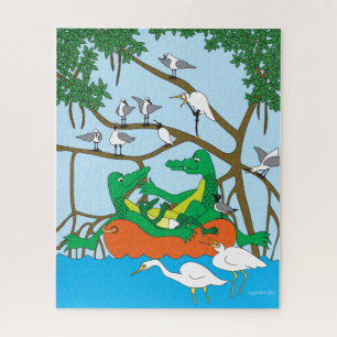 Drie Gators Legpuzzel