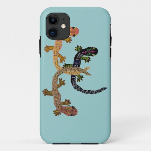 Drie Geckos IPhone 5 Hoesje (Achterkant)