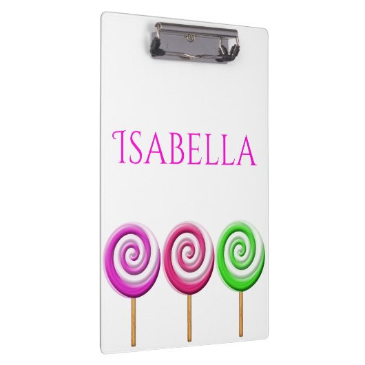 Drie gedraaide Lolly Poppen klembord (Rechts)