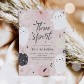 Drie Geest Boho Halloween Ghost 3e Verjaardag Kaart