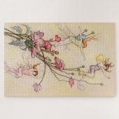 “Drie geesten dol van vreugde” door Warwick Goble Legpuzzel (Horizontaal)