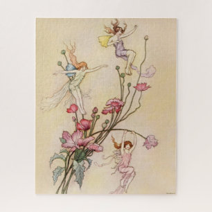 “Drie geesten dol van vreugde” door Warwick Goble Legpuzzel