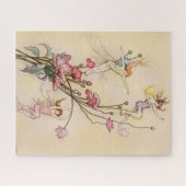 “Drie geesten dol van vreugde” door Warwick Goble Legpuzzel (Horizontaal)