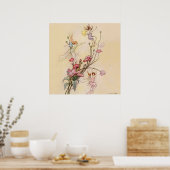 “Drie geesten dol van vreugde” door Warwick Goble Poster (Keuken)