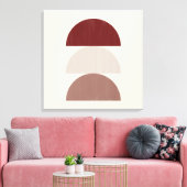 Drie gekleurde afkortingen 01 canvas afdruk (Insitu (Woonkamer))