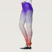 Drie gekleurde wolken leggings (Links)