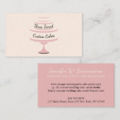 Drie gelaagde neerbuigende bakkerij visitekaartje (Voorkant / Achterkant)