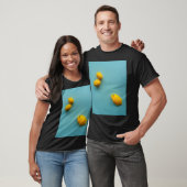 Drie gele engel vissen t-shirt (Unisex)