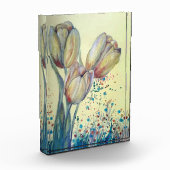 Drie gele tulpen boeket fotoblokken (Links)