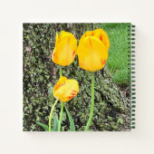 Drie gele Tulpen / Journal Notitieboek (Achterkant)
