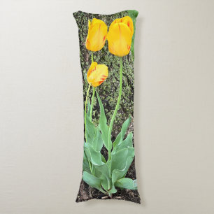 Drie gele tulpen / lichaamskussen