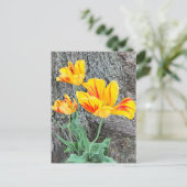 Drie gele Tulpen Sequel / Briefkaart (Staand voorkant)