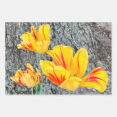 Drie gele Tulpen Sequel / Inpakpapier Vel (Voorkant 3)