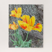 Drie gele Tulpen Sequel / Legpuzzel (Verticaal)