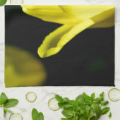 Drie gele tulpen theedoek (Gevouwen)